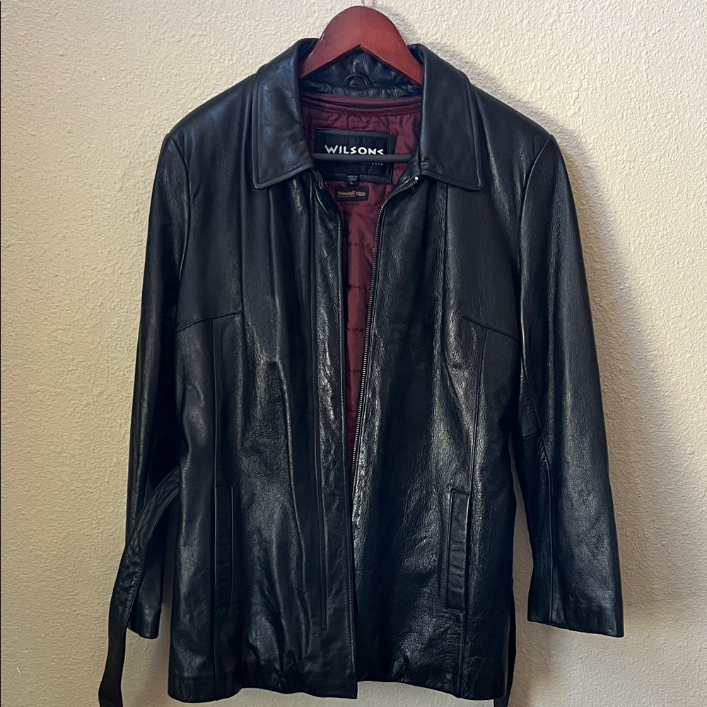 Wilson Women's Classic Black Leather Jacket